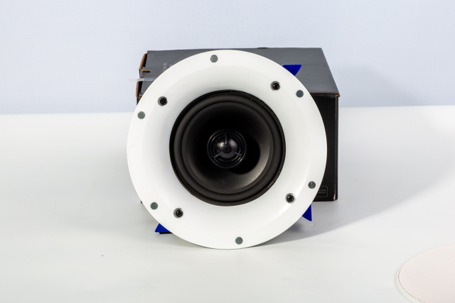 838 6.5 Inch 30W 8Ohm Home Theater Background Ceiling Speaker Edgeless Magnet Grill