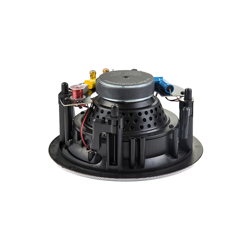 905 8 Inch 100W Built-in Power Amplifier Ceiling Speaker White Plastic Shell Home Theater Audio