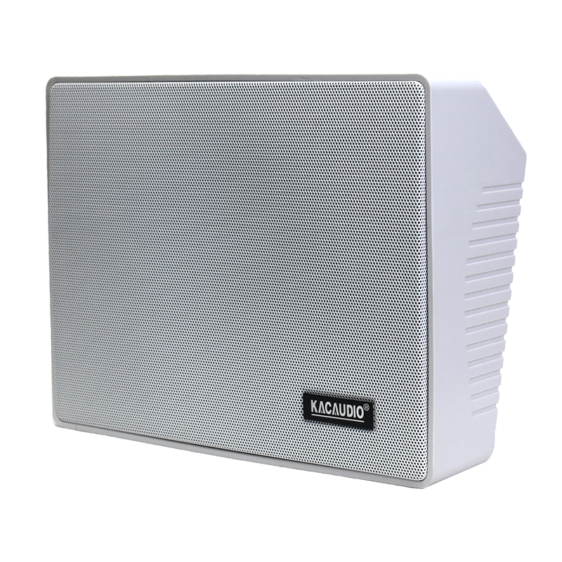 132 4 Inch + 2 Inch 5-10W Wall Mount Speaker Quick Installation PA BGM Loudspeaker for Gym Stadium Park School Mall