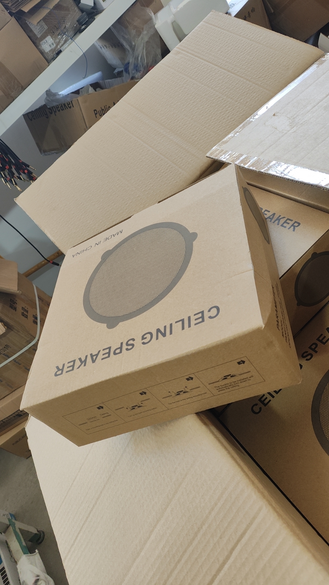 115D 30W 8 Inch HiFi Low Profile In-Ceiling Speaker for Conference Room