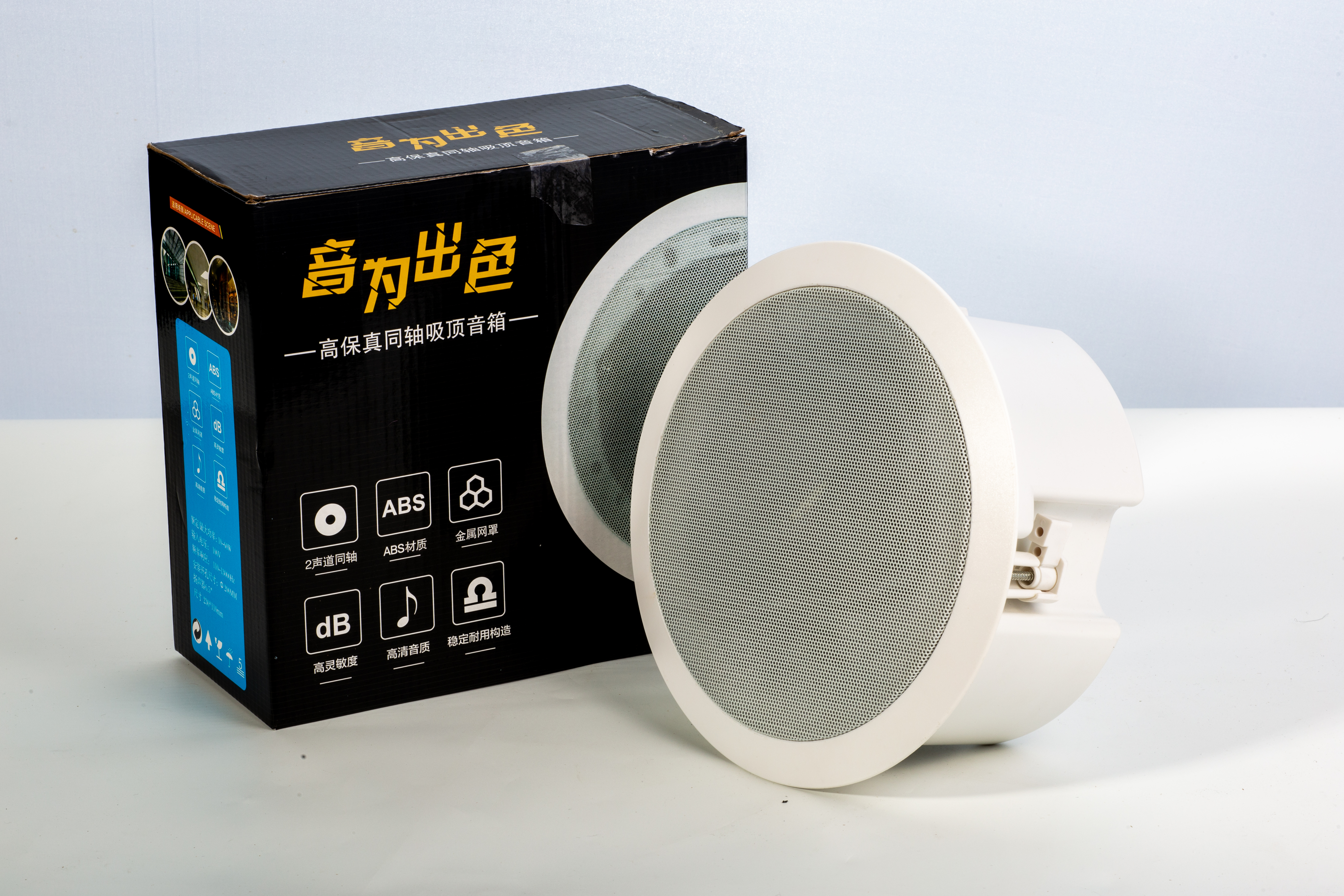 HiFi Ceiling Speaker 801 5 Inch 3-10W Full Range PA System Home Theatre