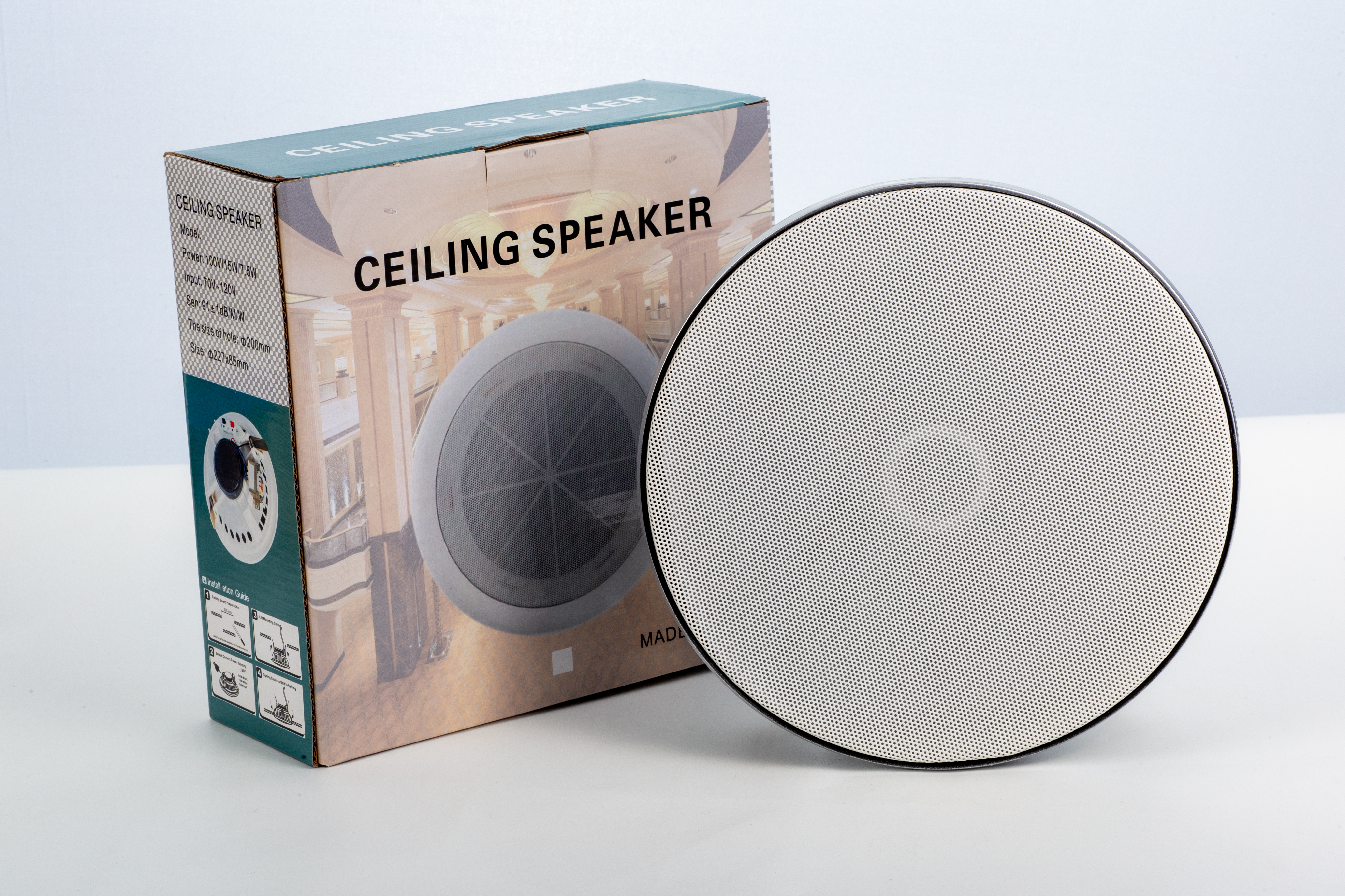 HiFi Ceiling Speaker 707 6.5 Inch 20-300W Full Range PA System Home Theatre