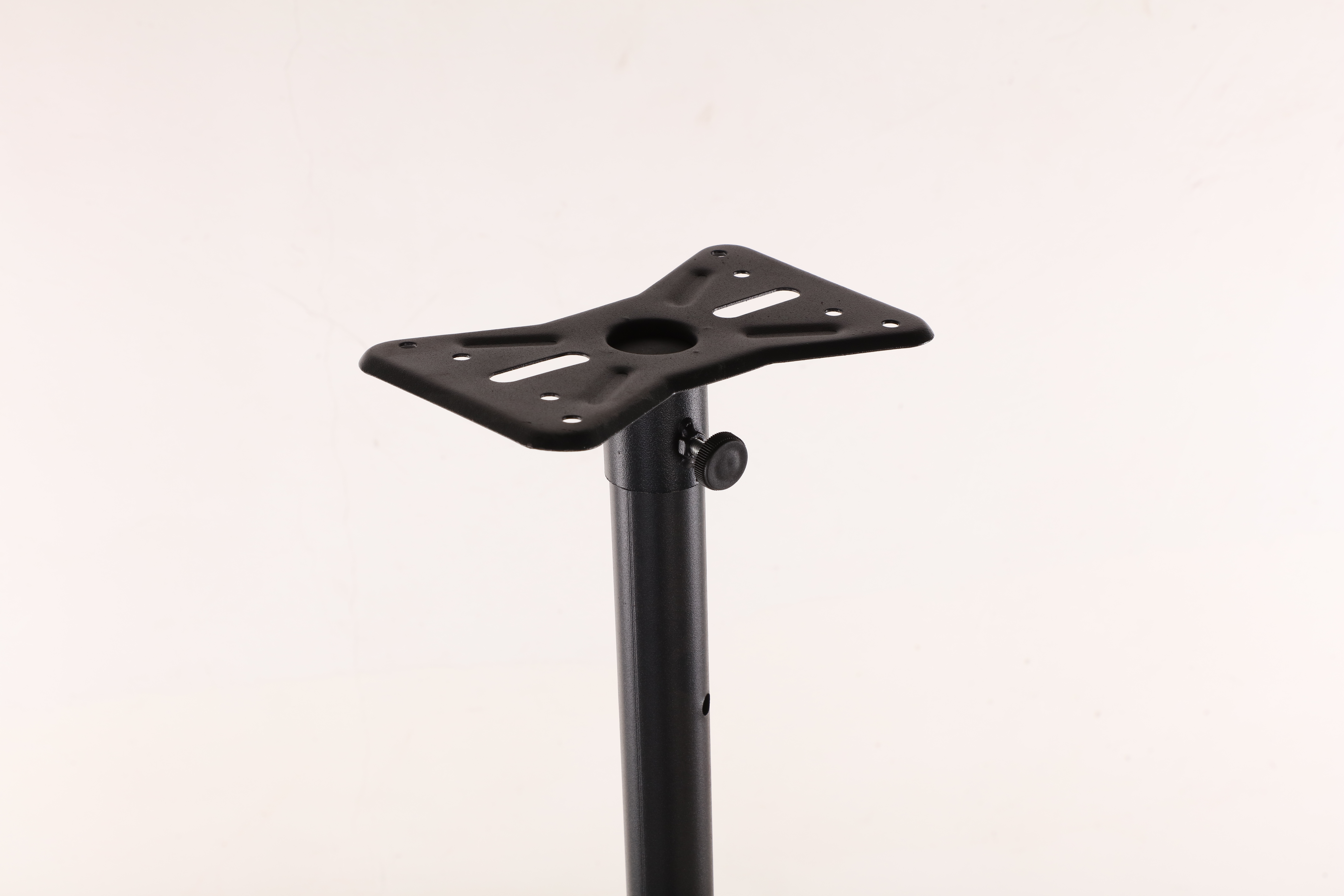 Model 502-5 All Iron Telescopic Speaker Stand 1-2m Height Adjustable 80kg Load Black Surround Speaker Projector Bracket