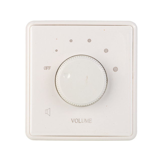 60W Wall Mount Audio Volume Control F1 Panel PA System For Public Area Background Music
