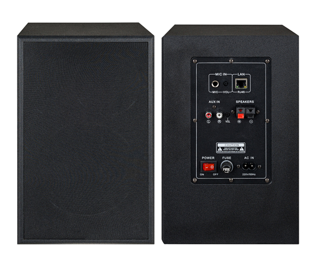 High Quality Wooden 2*30W Woofer Bass Home DJ Professional Powered IP Network Studio Monitor Speaker