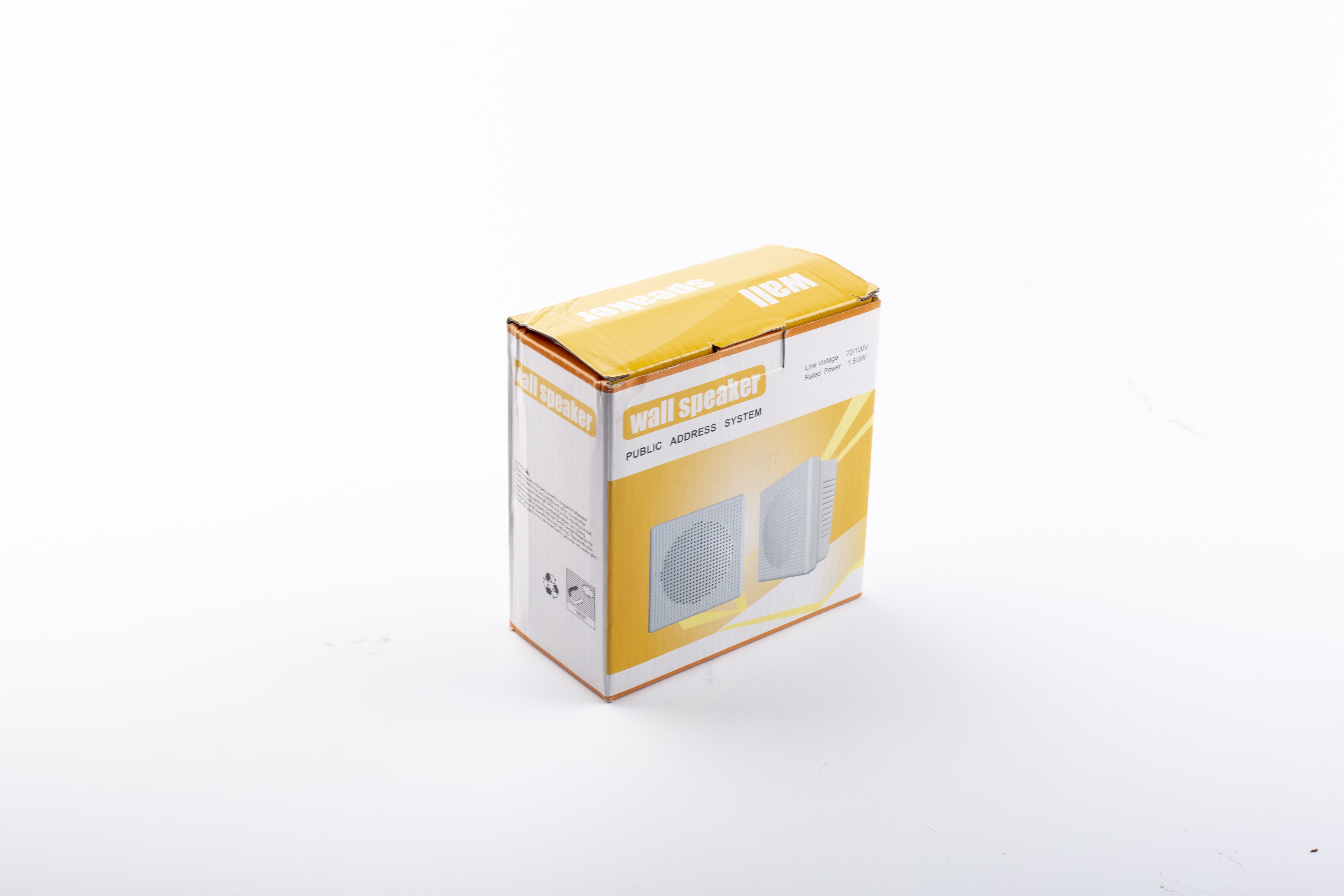 809 Professional Wall Mount Speaker System with Amplifier 3" Woofer 5-10W Plastic Construction Portable PA Loudspeaker