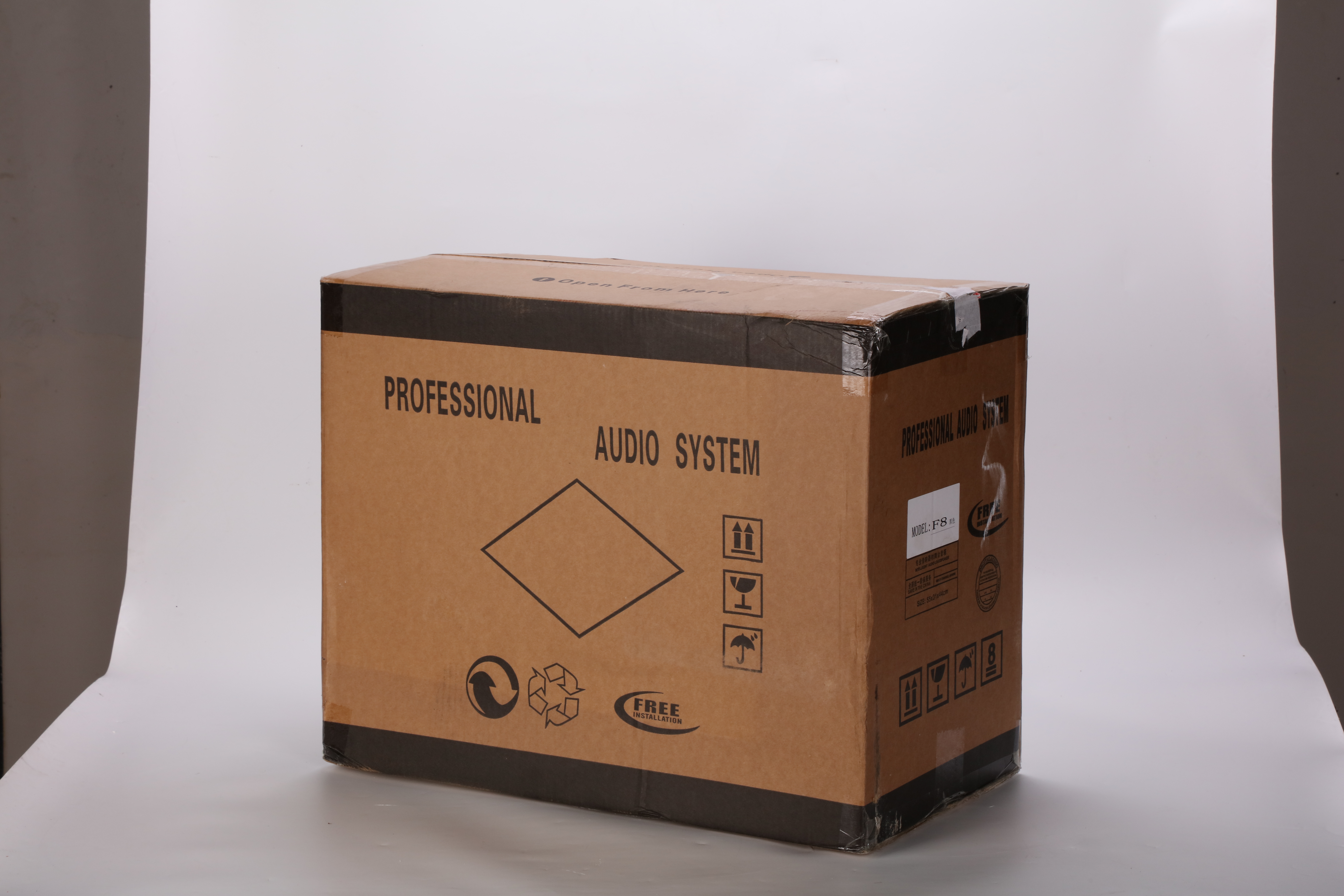 F8 Professional Audio Speaker 8 Inch Woofer 120W RMS 8 Ohm 100dB High Sensitivity Home Theater Speaker