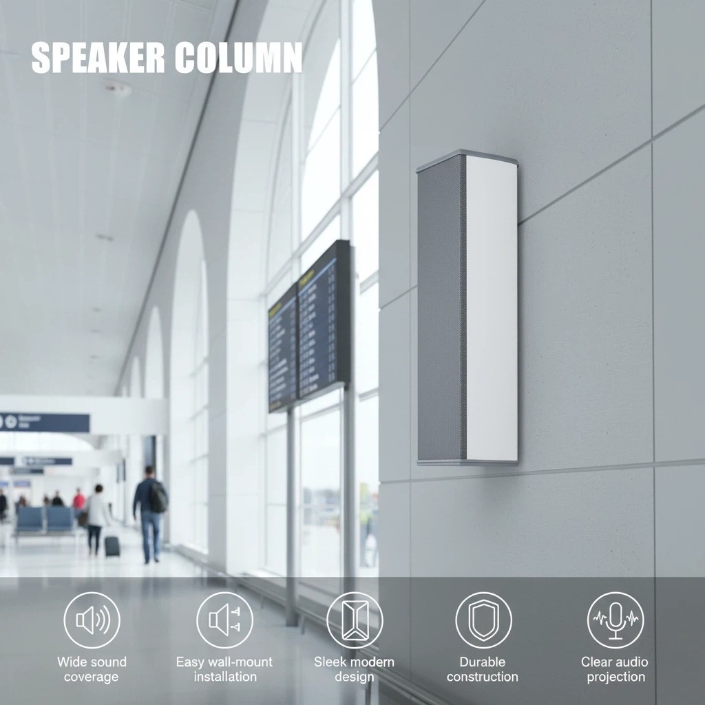 4440 Factory Wholesale Hot Sale 40-80W 3 Inch Portable Column Line Array Home Theater Speaker