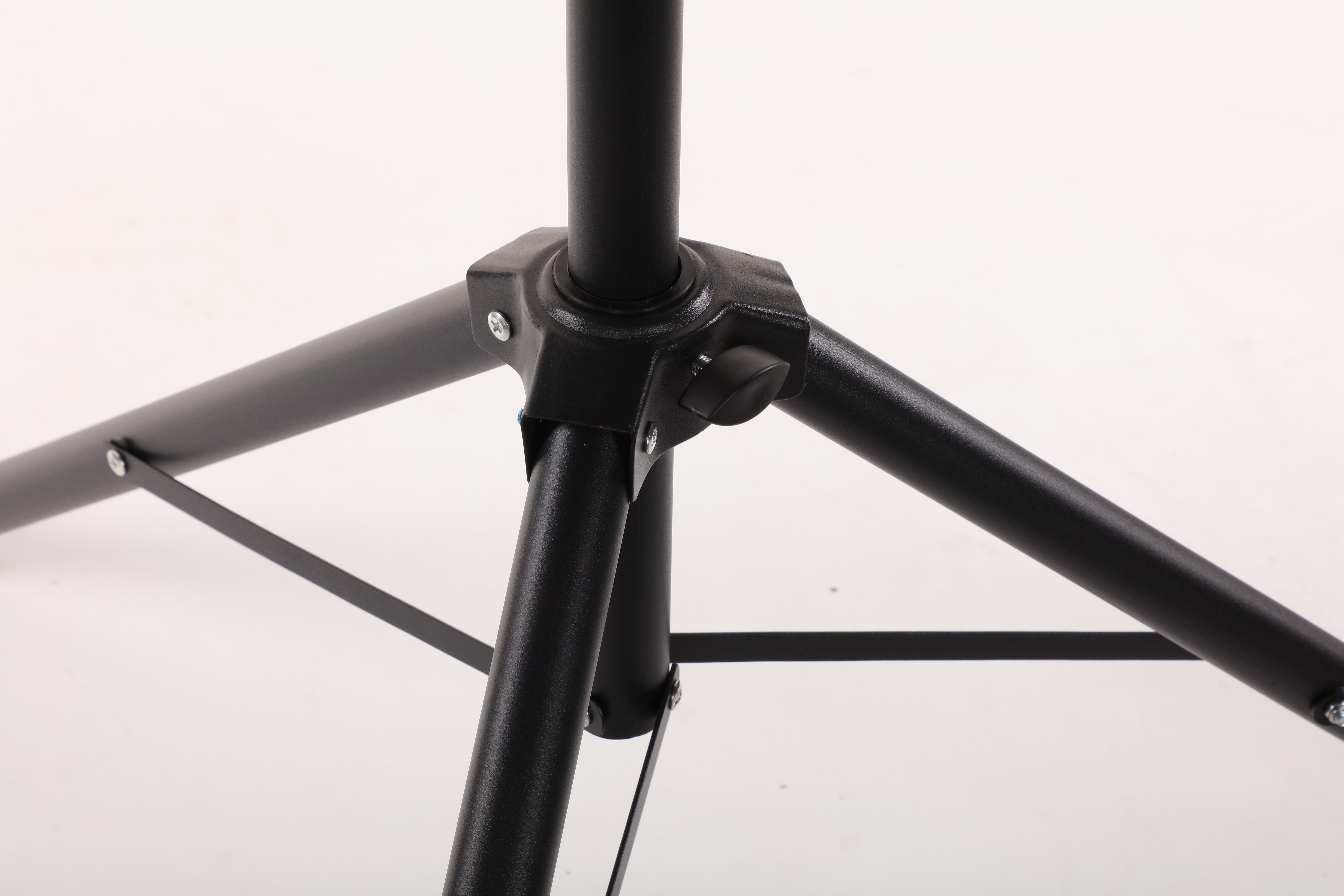 Model 502-5 All Iron Telescopic Speaker Stand 1-2m Height Adjustable 80kg Load Black Surround Speaker Projector Bracket