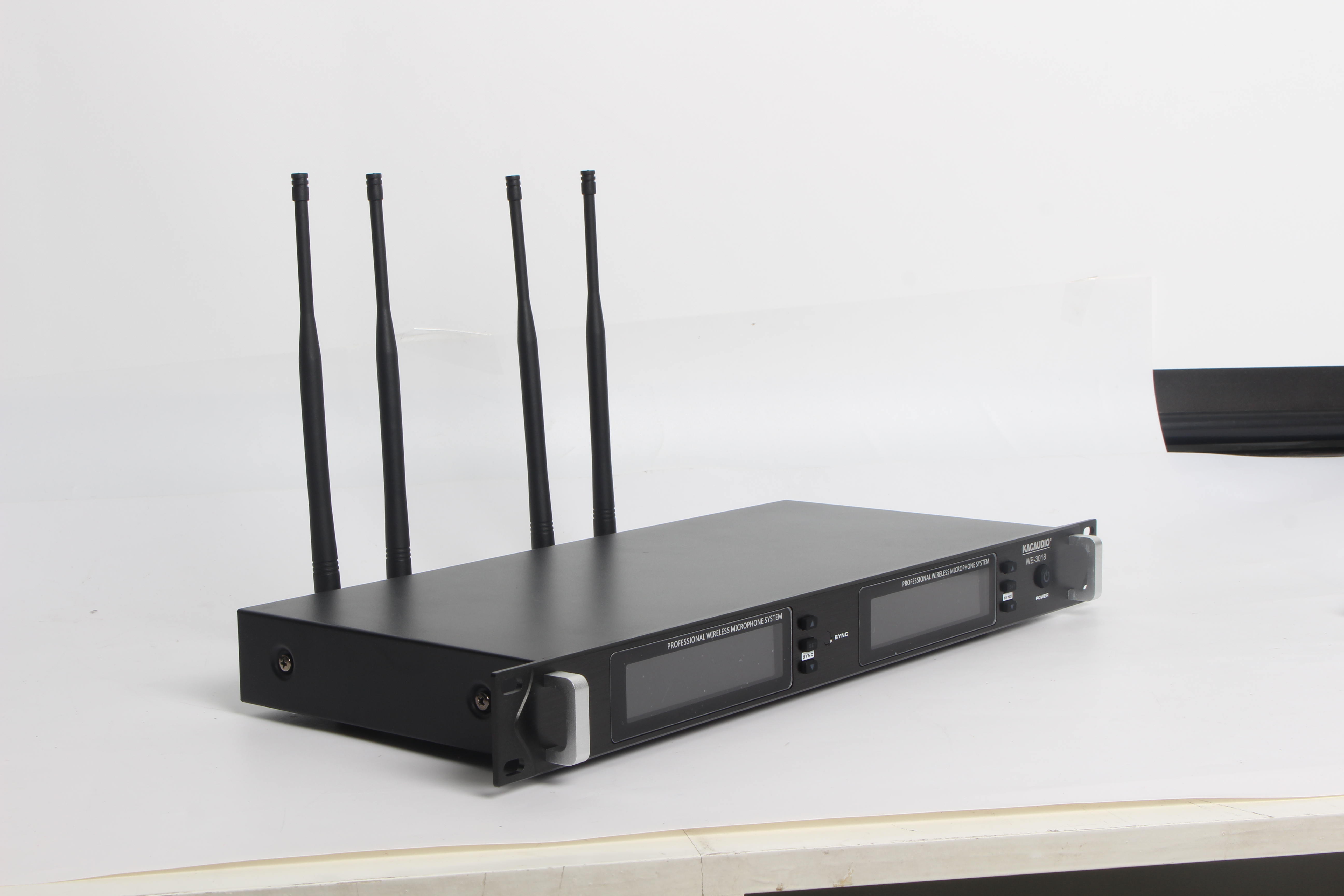 rofessional Wireless Handheld Mic WE-3018 Dual Channel 150M Long Range for Stage Karaoke