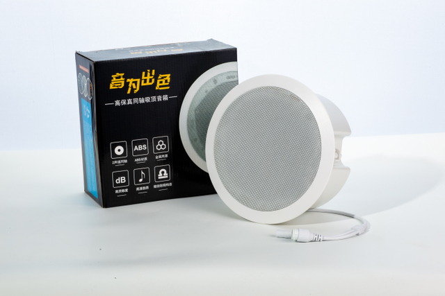 KCP-808 20W 5 Inch Coaxial IP Network Wall Mount Speaker Dual Channel Decoding Amplifier ABS Shell PoE Support
