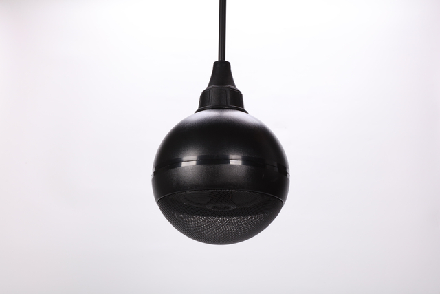 Hot Sale 510D-Black Magic Ball Hanging Speaker 15W PA System Ceiling Mount Pendant Loudspeaker