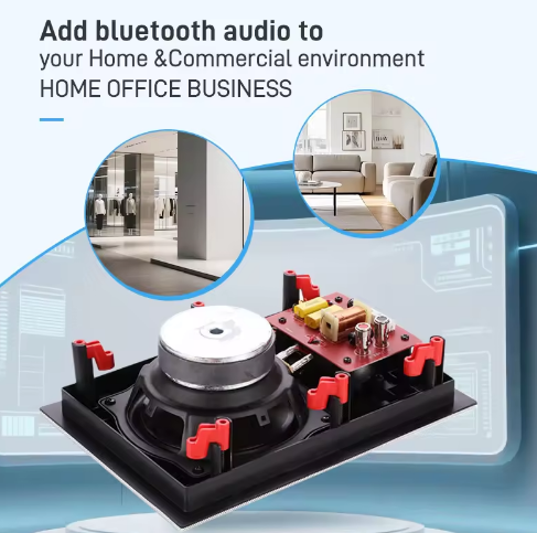 552 5.25 Inch 30W New Design Square Ceiling Speaker Professional Home Cinema Theater PA System Speaker