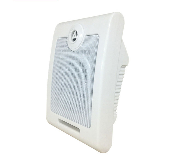 117 6.5 Inch 10W 100V Wall Mounted PA Speaker Plastic Cabinet Wired Wall Speaker for Conference School Church Shop OEM