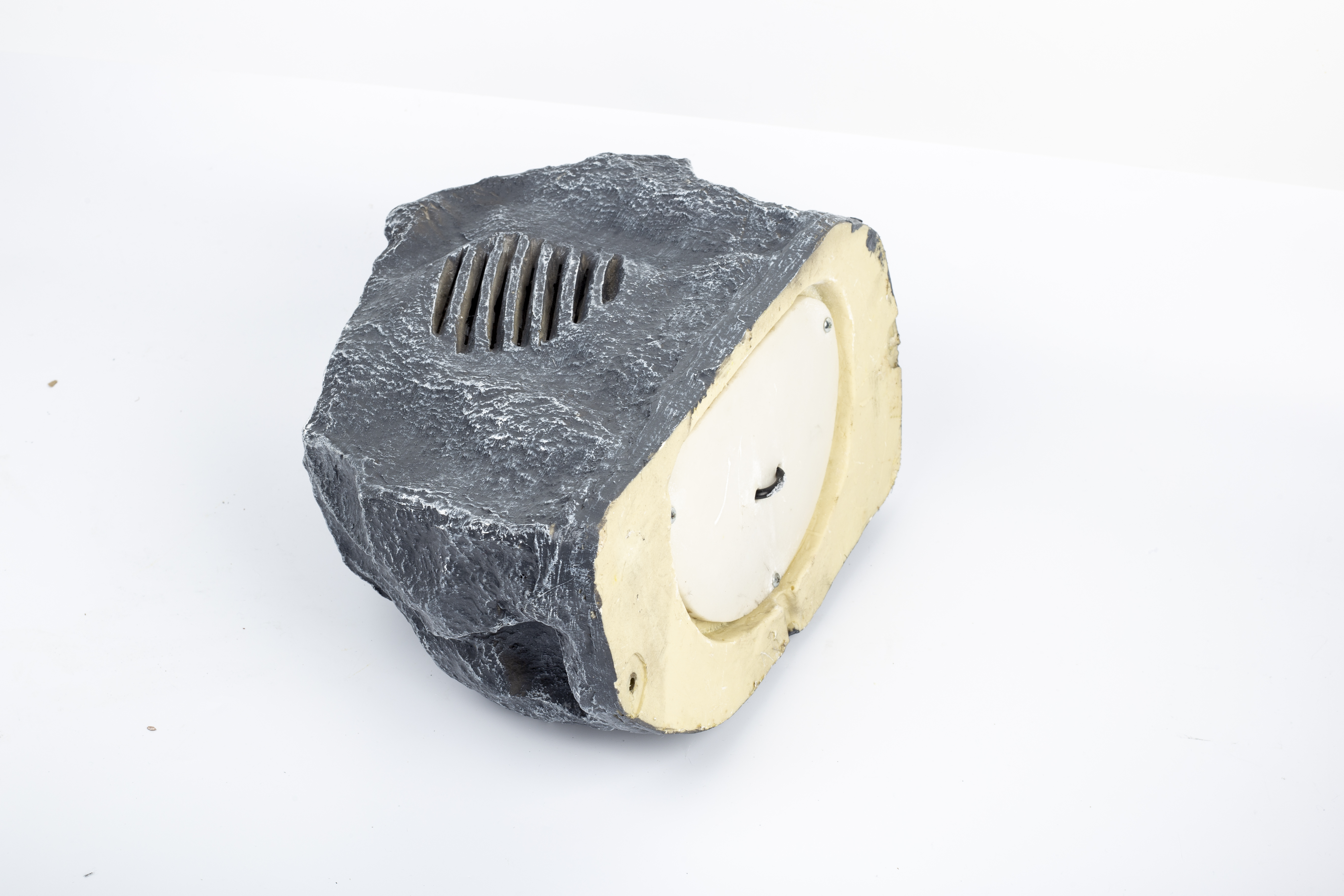 CP-29 20W All Weather Rock Shaped Outdoor Garden Speaker 5" Full-Range Woofer Glass Cabinet Wired PA System