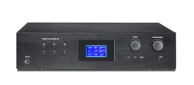 KCK-200USB 200W×2 KTV Karaoke Amplifier Bluetooth USB Fiber Coaxial ARC DSP Reverb Anti-Howling