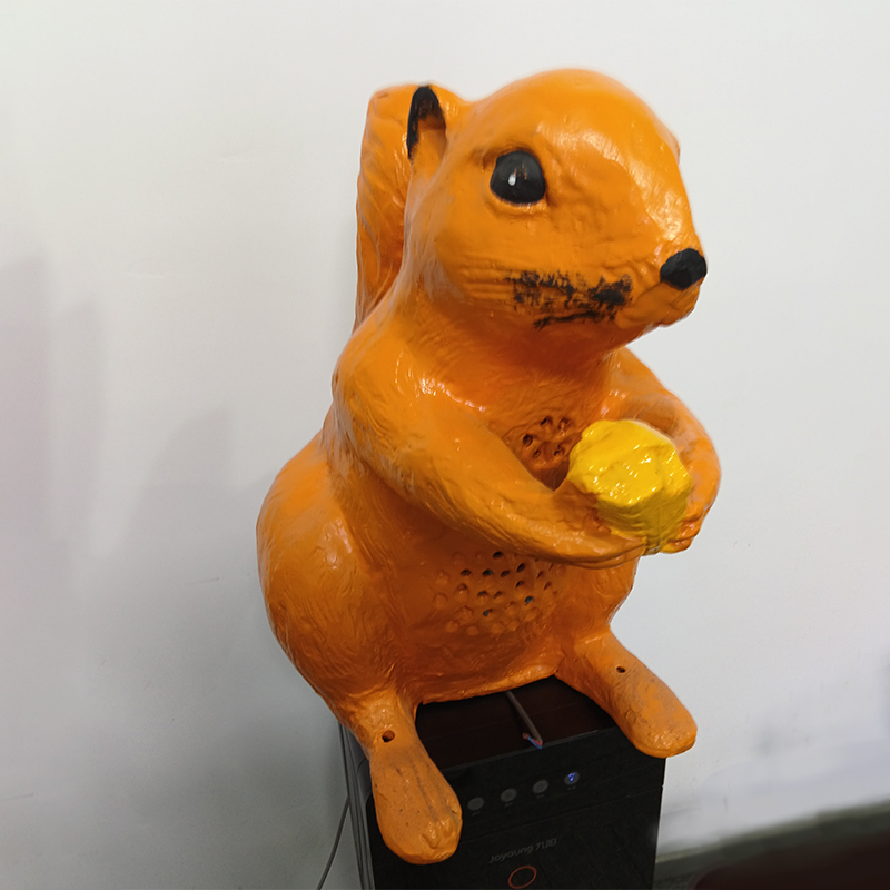 CP-16 20W Squirrel Shape Outdoor PA Speaker Animal Landscape Lawn Garden Speaker Glass Cabinet Full-Range Wired