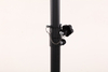 All Iron Retractable Speaker Stand 1300-2100mm Height Adjustable 80kg Load Black Surround Speaker Projector Bracket 502-4
