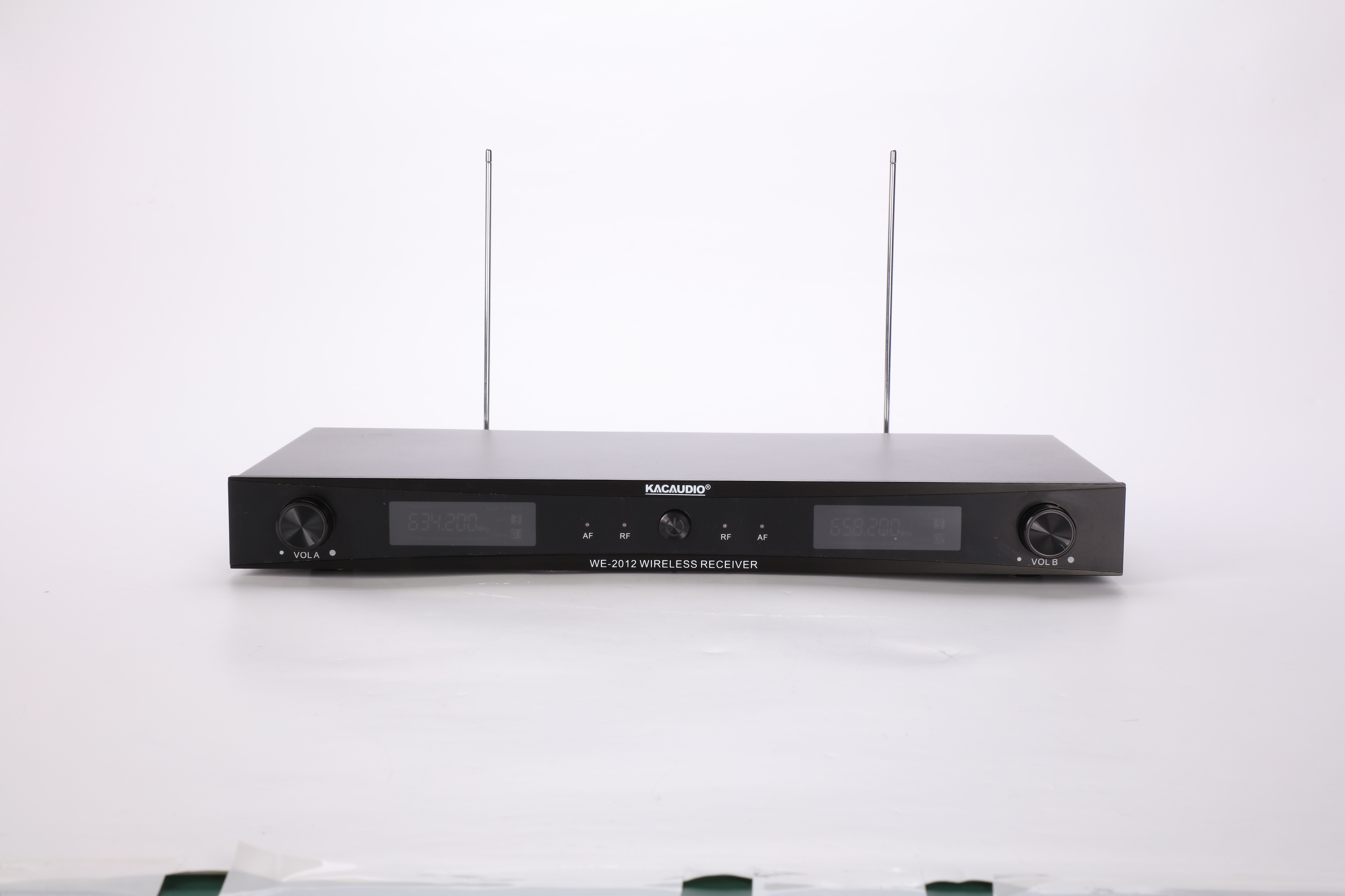 WE-2020 Dual Channel Wireless Handheld Microphone 150M Long Distance Professional Karaoke Stage Mic