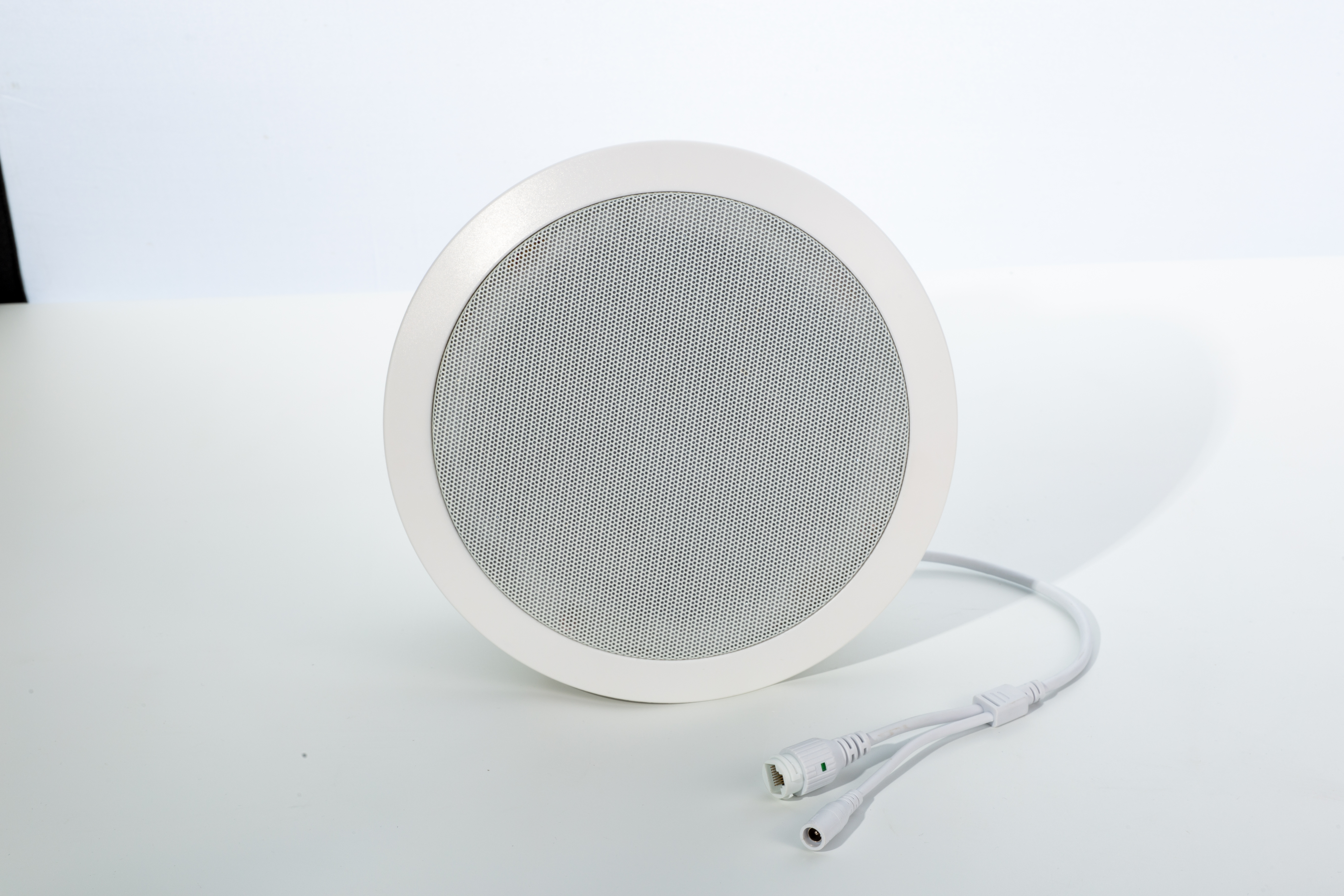 KCP-808 20W 5 Inch Coaxial IP Network Wall Mount Speaker Dual Channel Decoding Amplifier ABS Shell PoE Support