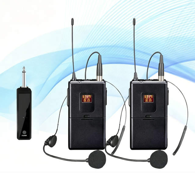 Universal Wireless Headset Lapel Microphone KQ-06 Capacitive Intelligent Frequency Matching Plug And Play 50M