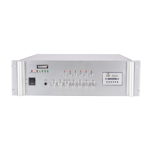 Hot Sale PA-2000A 2000W Network Audio Amplifier Fire Linkage Alarm 70V/100V