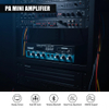 60W Mini Karaoke Power Amplifier 2 Channel Mic Input Stereo Audio Mixer Amplifier Home PA System Receiver
