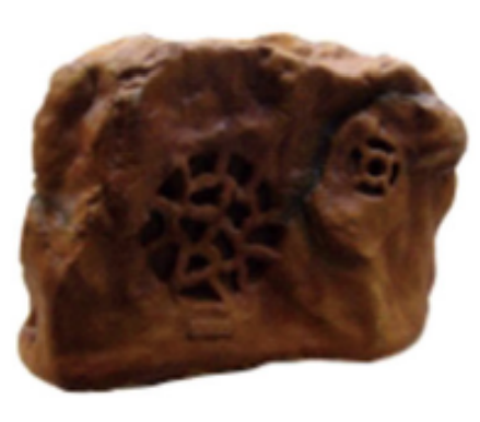 CP-37 5" Full-Range Woofer Big Rock Design Outdoor PA Speaker All Weather Glass Cabinet Garden Landscape Audio