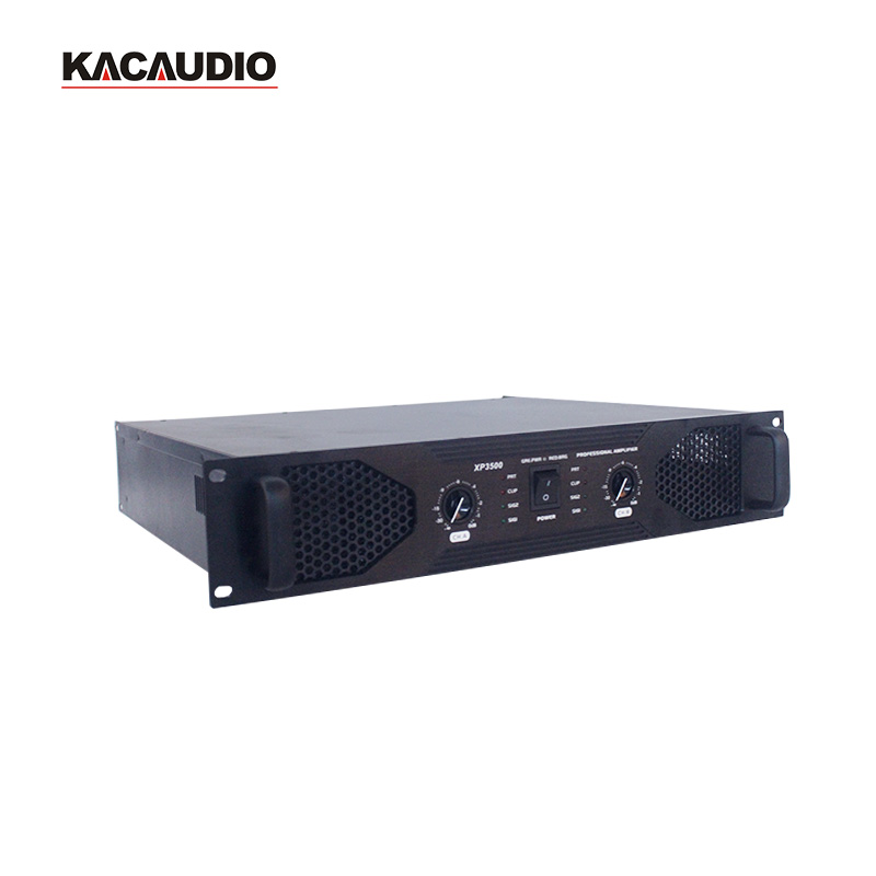 XP3500 Professional Power Amplifier 2×350W 8Ω High Fidelity PA Amplifier Low Distortion Multiple Protection Circuit