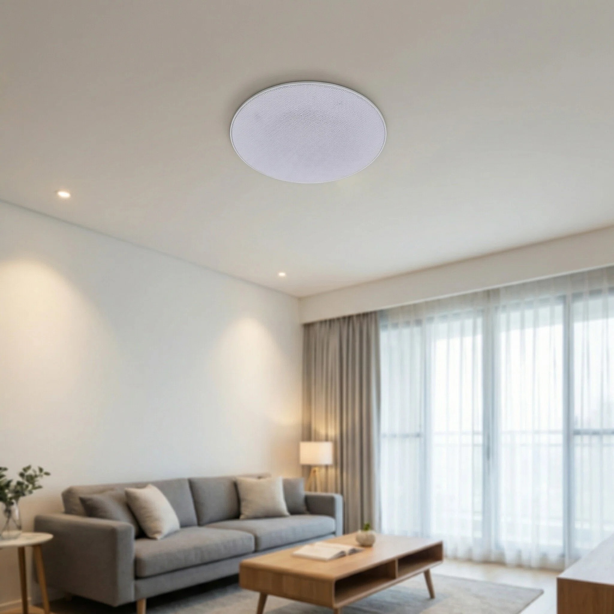 928 High Performance 4inch 80W Home Theater Background Music Plastic Ceiling Speaker