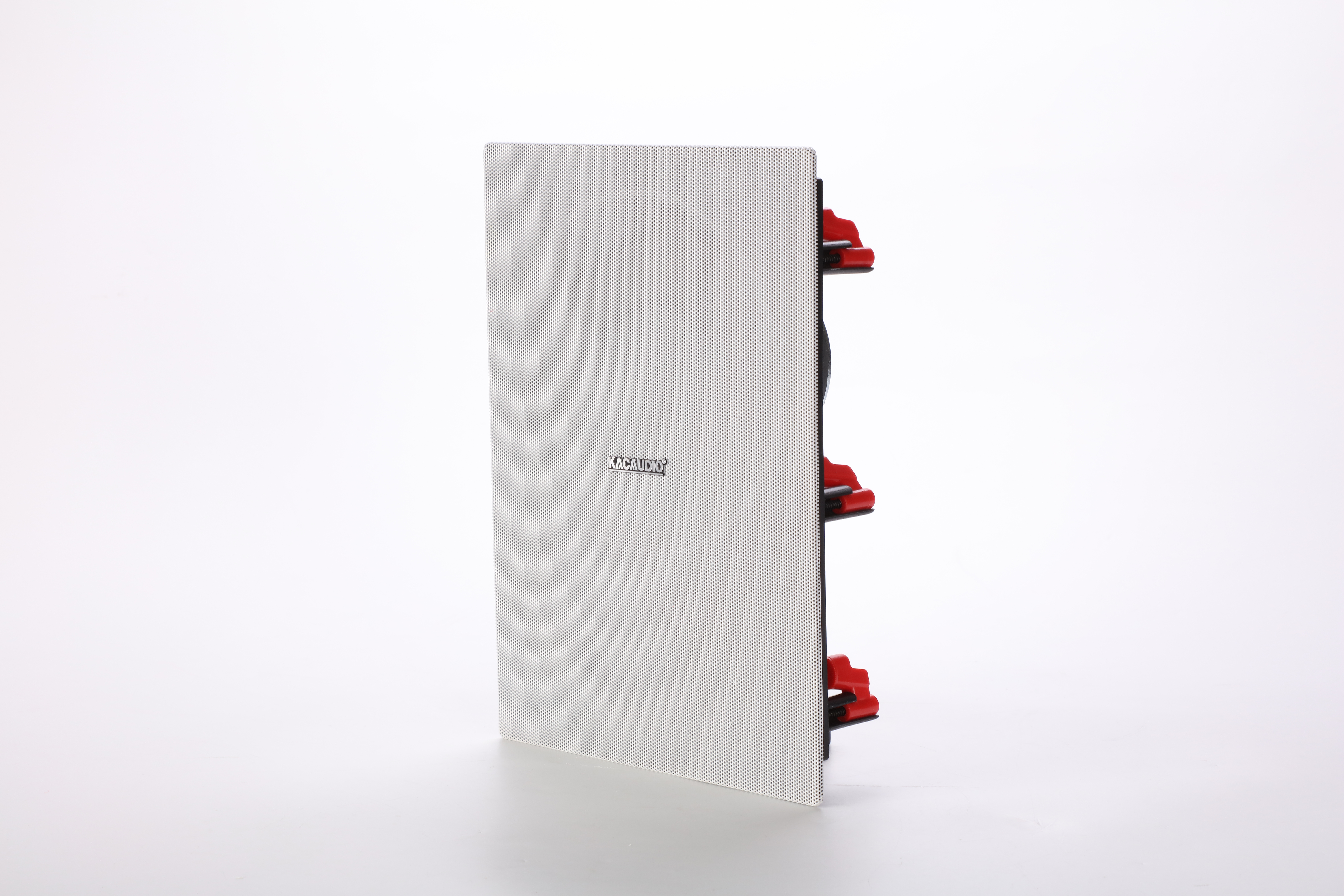 605 6.5 Inch 35W White Plastic Housing Square Fixed Resistance Ceiling Speaker Home Theater