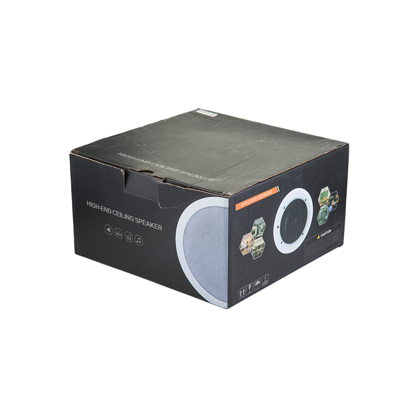 905 8 Inch 100W Built-in Power Amplifier Ceiling Speaker White Plastic Shell Home Theater Audio