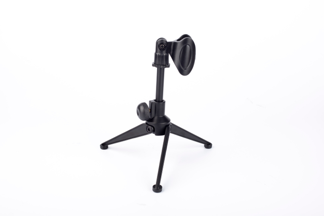 Professional Studio Recording Aluminum Alloy Tripod Mic Holder Portable Desktop Microphone Table Stand KC-12