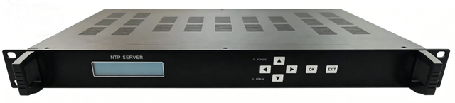 KCP-8007 19 Inch 1U Rack Mount Master Clock Timer 5 Years Battery Life High Precision Time Synchronization Server