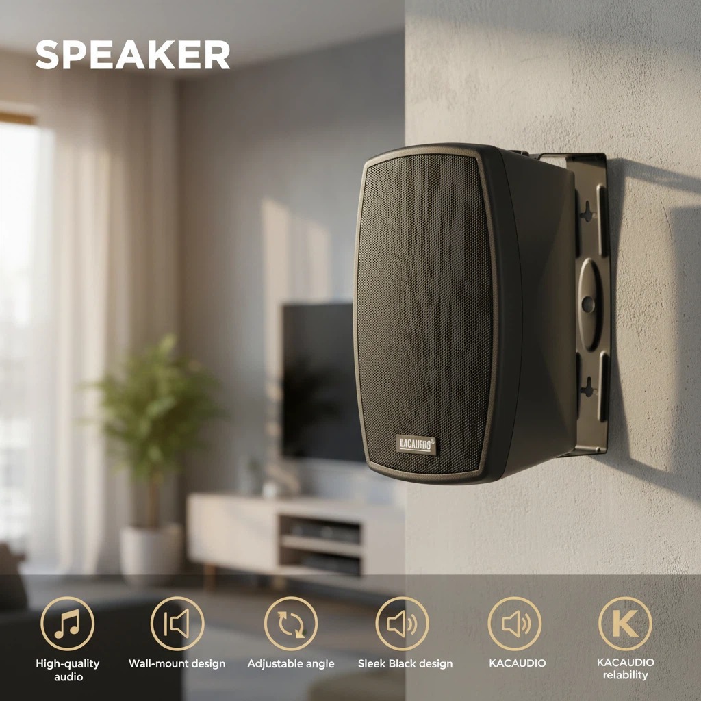 208A 60W 6.5Inch Wall Speaker 100V/8Ω Public Address Loudspeaker Professional Commercial Audio