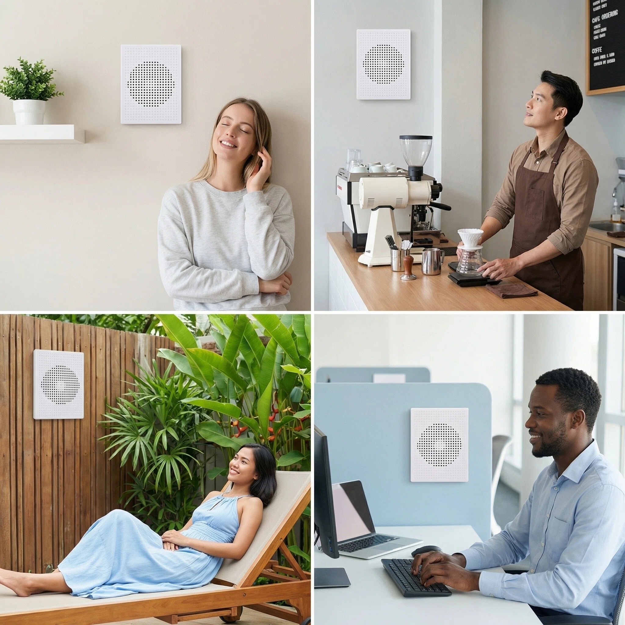 809 Professional Wall Mount Speaker System with Amplifier 3" Woofer 5-10W Plastic Construction Portable PA Loudspeaker