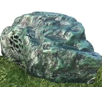 CP-39 20W All Weather Rock Shaped Outdoor Garden Speaker 5" Full-Range Woofer Glass Cabinet Wired PA Speaker