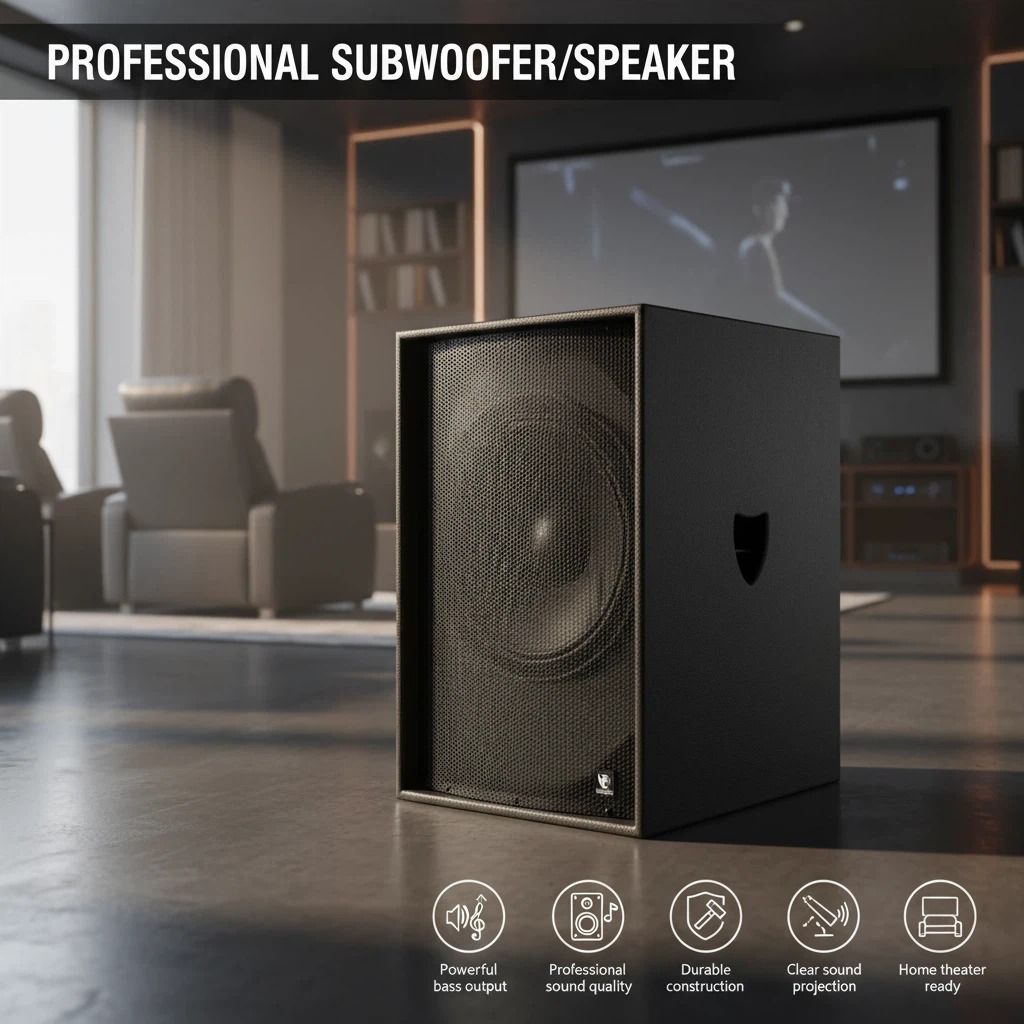 S15 15" Professional Subwoofer Speaker 350W RMS 700W Peak 8Ω DJ Stage Audio Loudspeaker