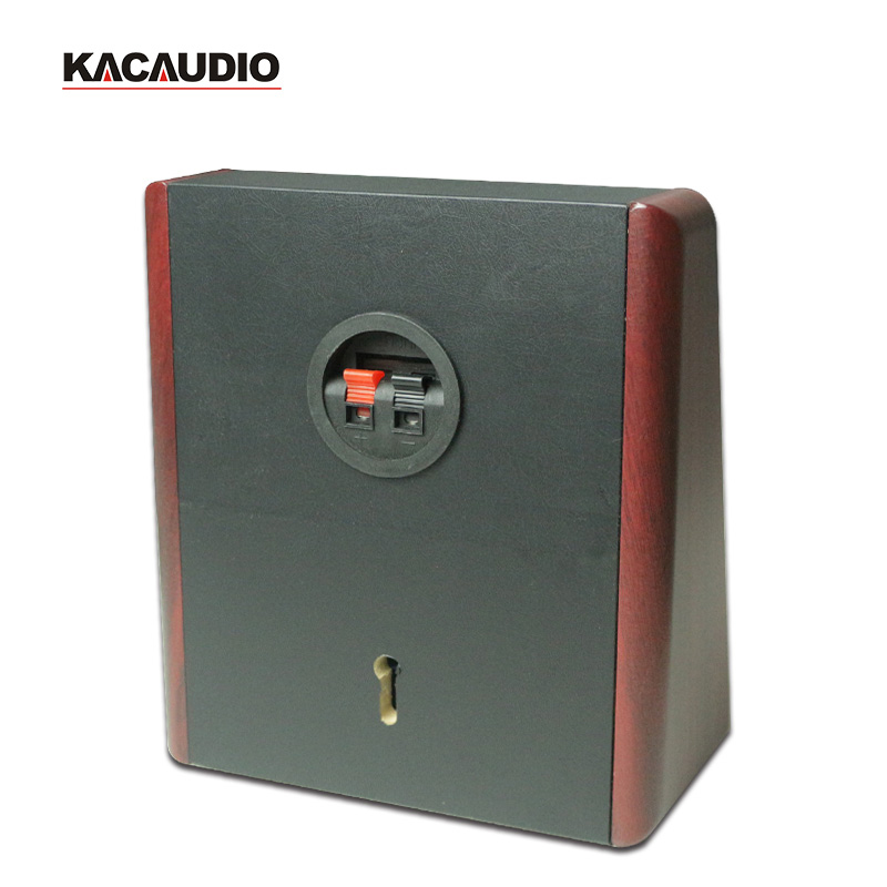 127 10W 4-Inch Two-Way Wall Mount Speaker | Wood Cabinet Professional Loudspeaker