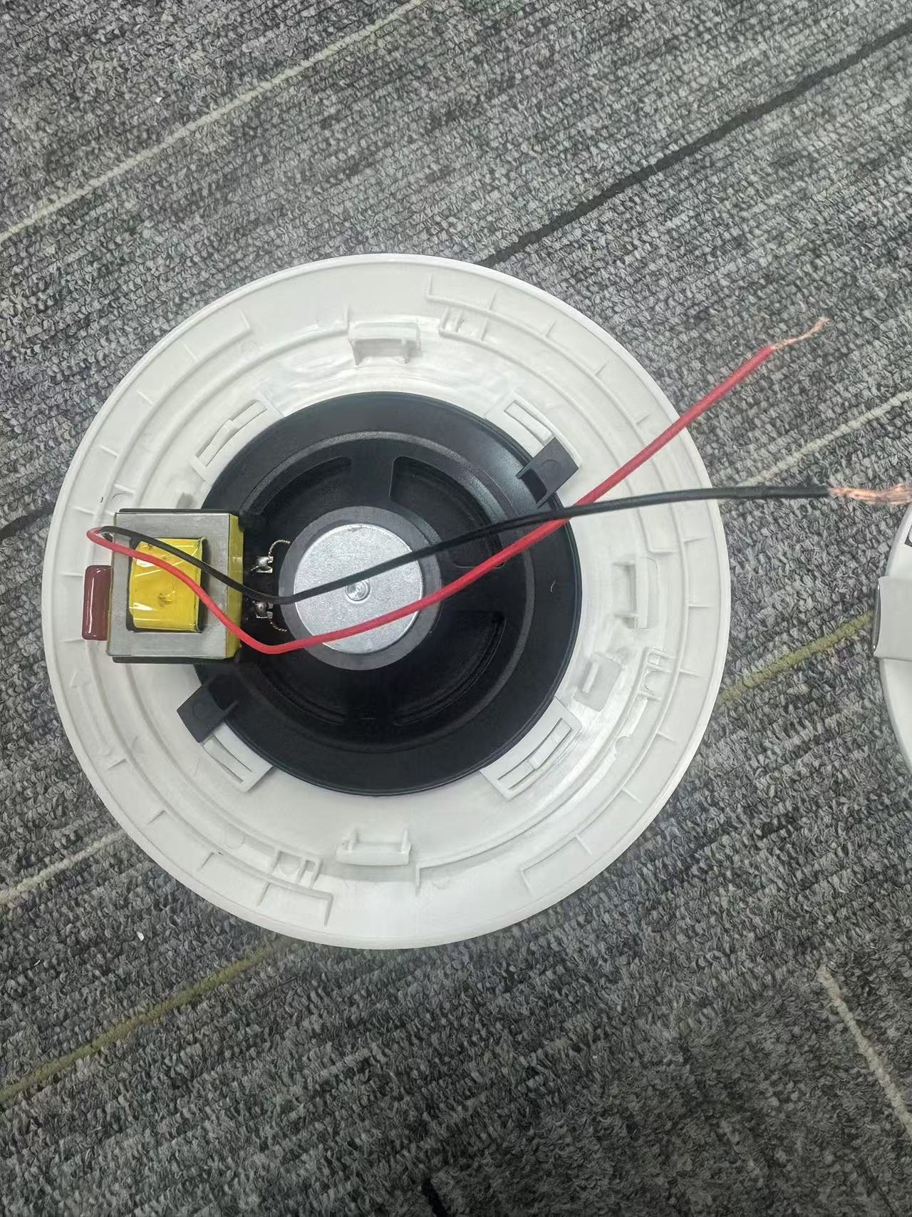 3 Inch 3W Luxury Hi-Res 100A Certified Surface Mount Ceiling Speaker High Sensitivity Audio Speaker for Hotel Lobby&Fire alarm system