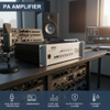 PA-1500A 1500W Professional Home Power Amplifier 6 Zone Audio Receiver Aluminum Alloy