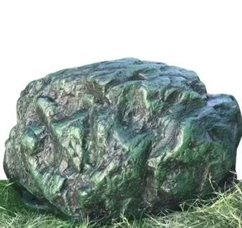 CP-39 20W All Weather Rock Shaped Outdoor Garden Speaker 5" Full-Range Woofer Glass Cabinet Wired PA Speaker