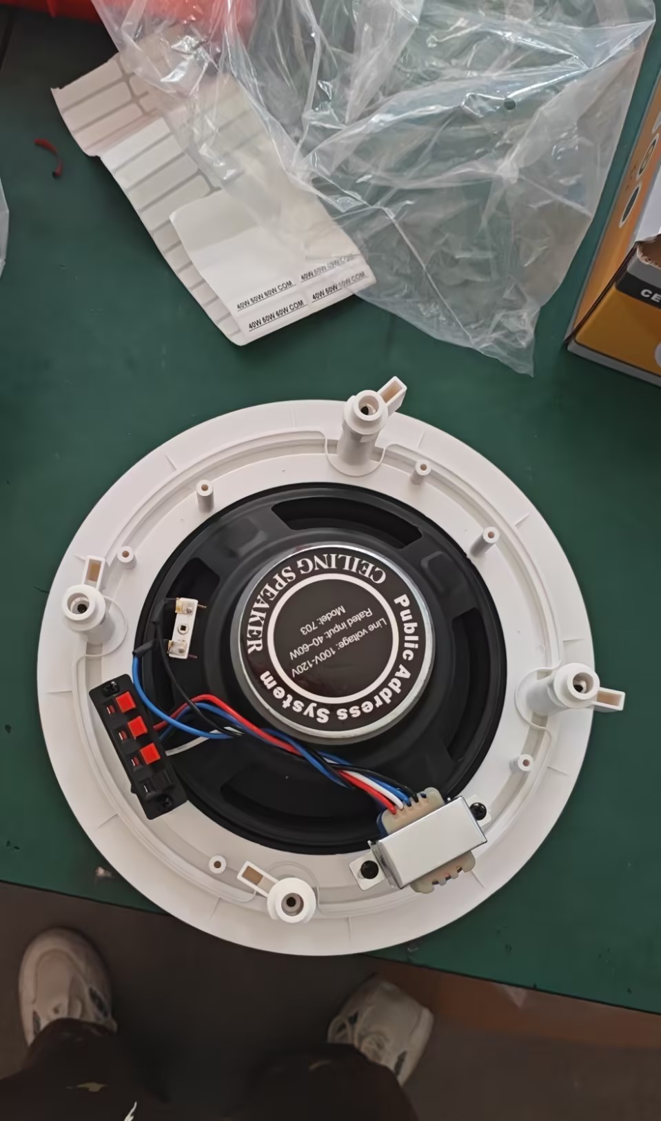 Factory Wholesale 703 8Inch 60W Coaxial Hifi Ceiling Speaker Amplifier Design for Church Mosque Sound System