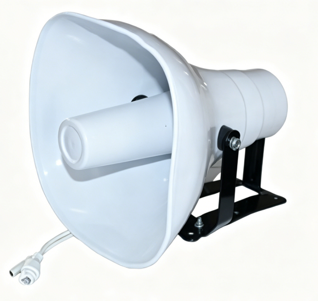 50W IP PA Network Waterproof Horn Speaker Built-in Amplifier Outdoor Audio Paging System