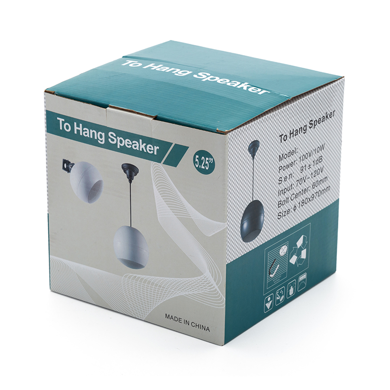 510F 4.5 Inch 15W Hanging Ball Pendant Speaker Innovation Audio High Quality Sound for Conference Room