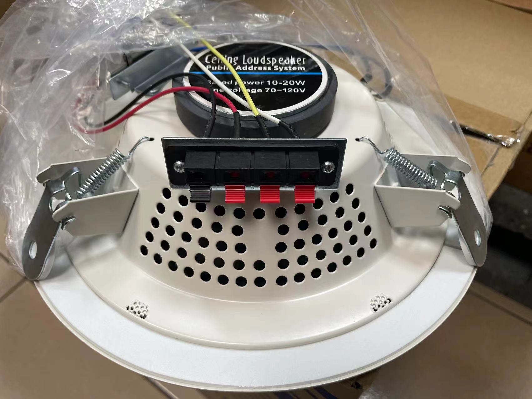 115D 30W 8 Inch HiFi Low Profile In-Ceiling Speaker for Conference Room