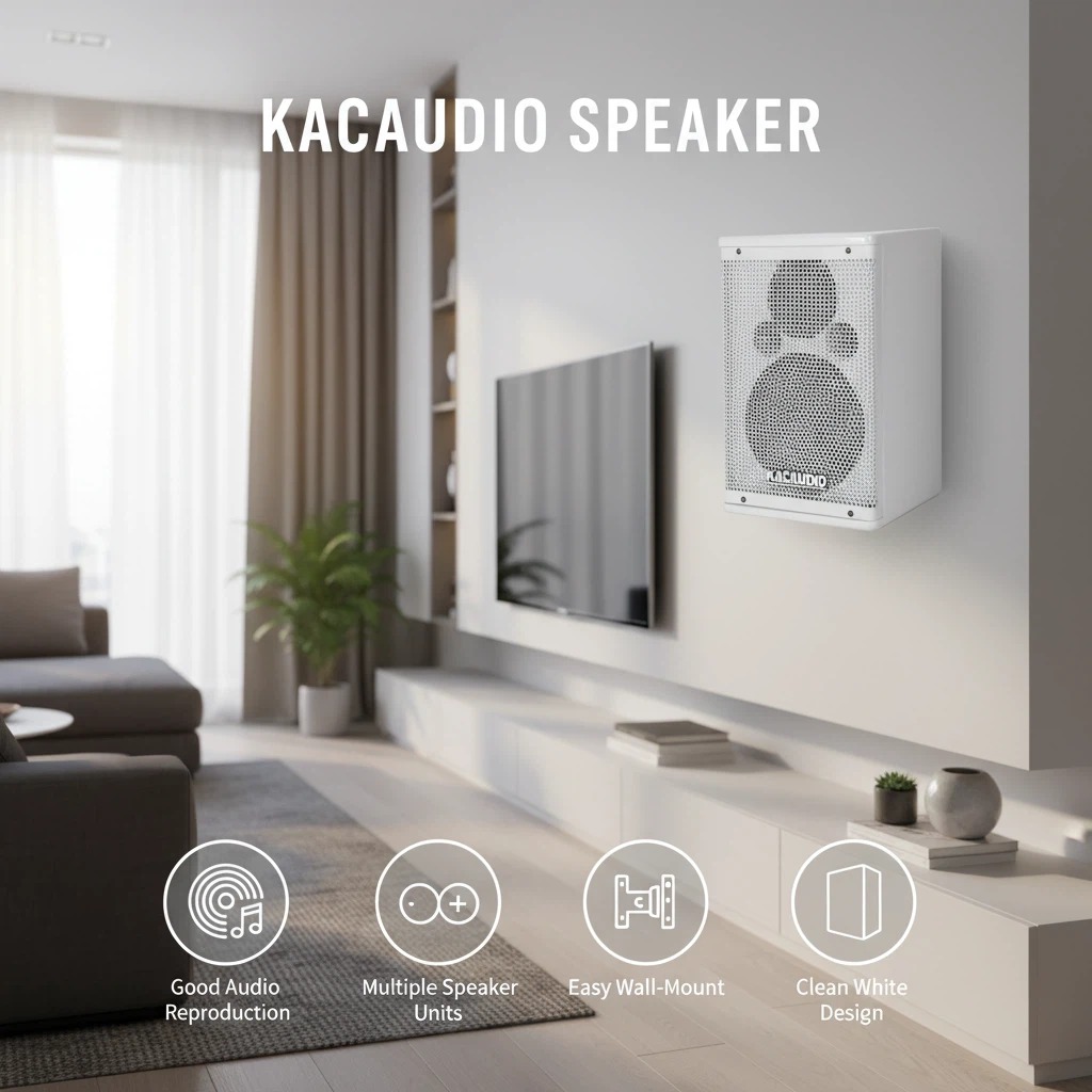 F8 Professional Audio Speaker 8 Inch Woofer 120W RMS 8 Ohm 100dB High Sensitivity Home Theater Speaker