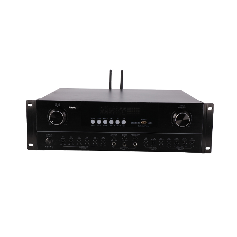 PA-500 500W+500W Professional KTV Amplifier Bluetooth DSP Reverb