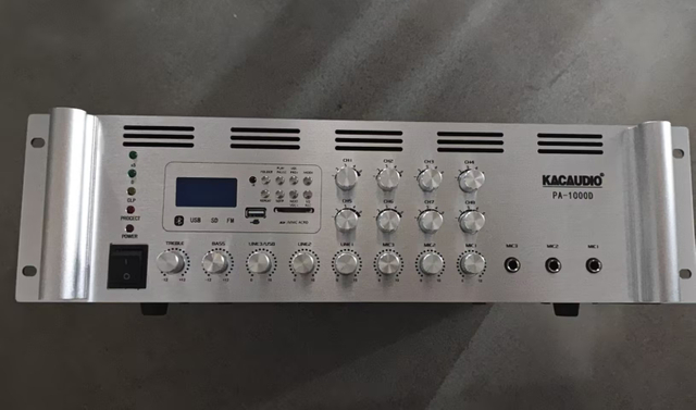 1200W Mono D Class 3U Amplifier PA-1200D Aluminum Alloy Housing Private Mold Home Audio Power Amp