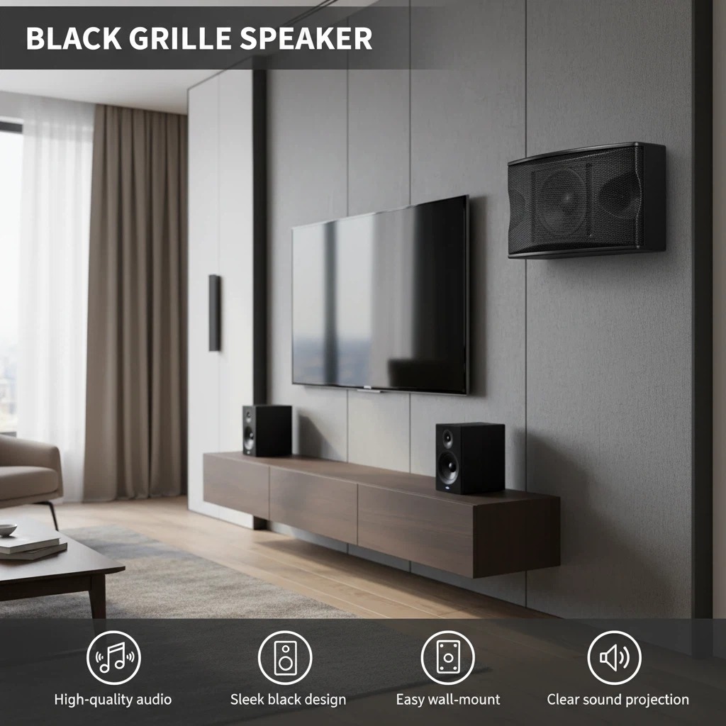 Model 250 60W/120W Peak 6.5" Professional Conference Speaker Two-Way 8Ω MDF Cabinet PA Loudspeaker